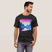 T-shirt Synthwave outrun retrowave futuresynth sci fi 81 (Devant entier)