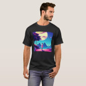 T-shirt Synthwave outrun retrowave futuresynth science-fic (Devant entier)
