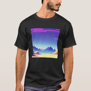 T-shirt Synthwave outrun retrowave futuresynth science-fic