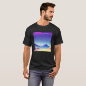 T-shirt Synthwave outrun retrowave futuresynth science-fic (Devant entier)