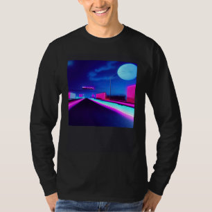 T-shirt Synthwave outrun retrowave futuresynth science-fic