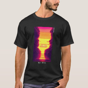 T-shirt Synthwave Rétro des Années 90 Vaporwave Japonais O
