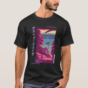 T-shirt Synthwave Rétro des Années 90 Vaporwave Japonais O