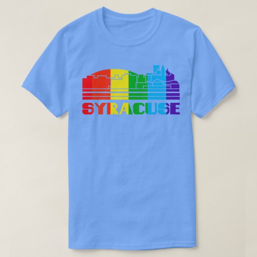 T-shirt Syracuse Pride Syracuse LGBT Cadeau LGBT Supporter (Design devant)
