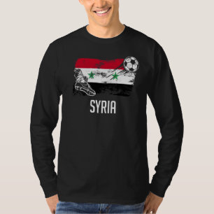 T-shirt Syrie Drapeau Jersey Syrie Soccer Team Syrie