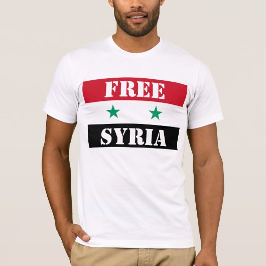 T-SHIRT SYRIE LIBRE (Devant)