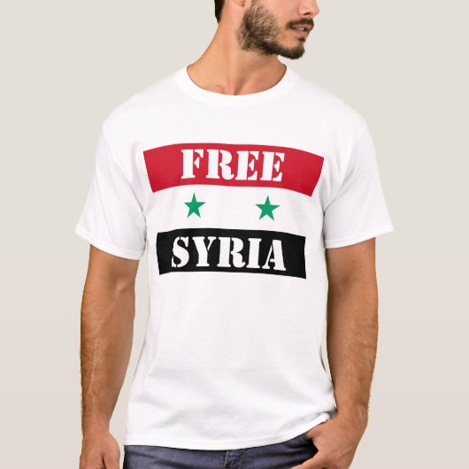 T-SHIRT SYRIE LIBRE (Devant)
