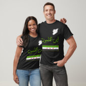 T-shirt Syrie, Syrie, Drapeau syrien libre. (Unisexe)