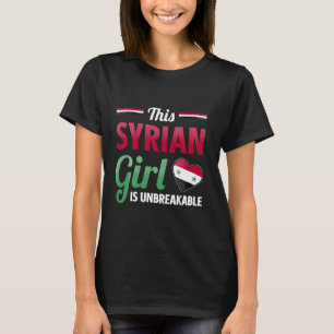 T-shirt Syrie Syrie Racines Syrie Patrimoine Syrien Fier S