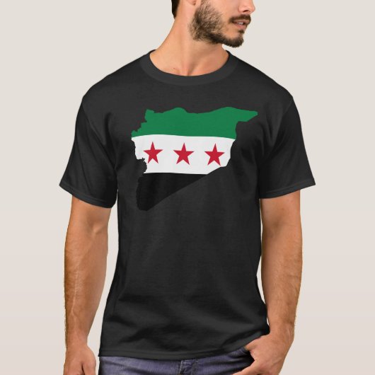 t shirt SYRIË (VLAG) (Voorkant)