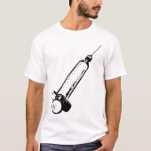 T-shirt Syringe rétro (Devant)