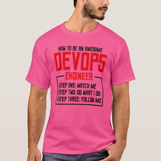 T-shirt Sys admin and developer for a Cloud devops enginee (Devant)
