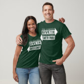 T-shirt Sysadmin Giveth et Taketh loin (Unisexe)