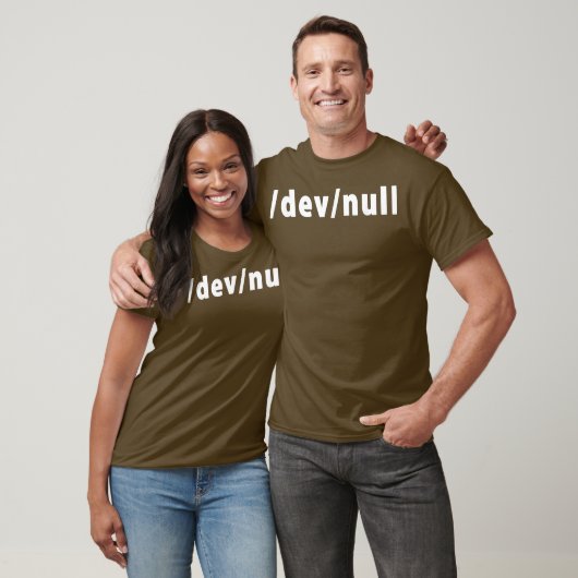 T-shirt Sysadmin Linu devnull DevOps Programmer (Unisexe)