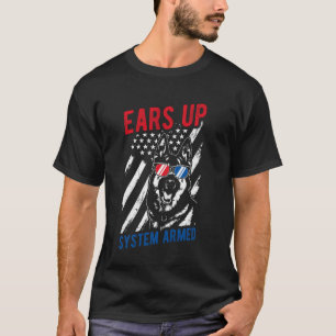 T-shirt SYSTÈME D'ALERTE AUX OREILLES ARMÉ Berger Allemand
