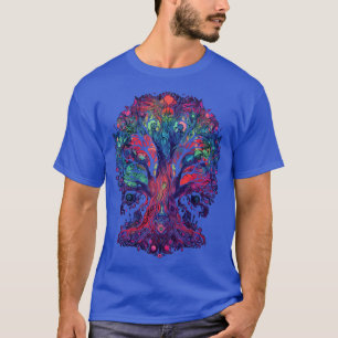 T-shirt SYSTÈME D'Art DMT Shamanic Arbre De Vie 3