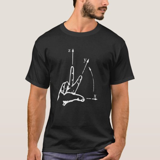 T-shirt Système De Coordonnées Mécanicien D'Usinage De Pro (Devant)