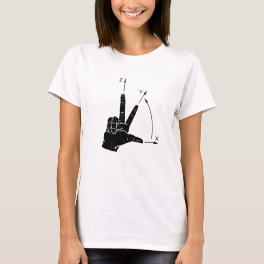 T-shirt Système De Coordonnées Programmeur Cnc Machine De (Devant)