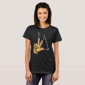 T-shirt Système de coordonnées programmeur CNC machine de (Devant entier)