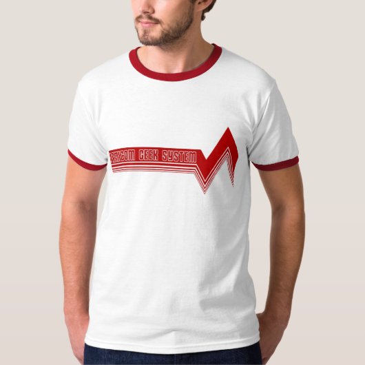 T-shirt Système de geek de Famicom (Devant)