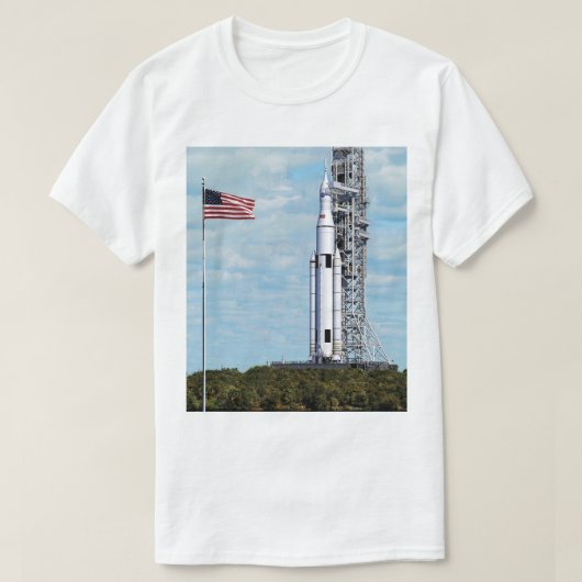 T-shirt Système de lancement spatial de fusée de NASA sur  (Design devant)