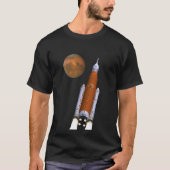 T-shirt Système de lancement spatial SLS de la NASA (Devant)