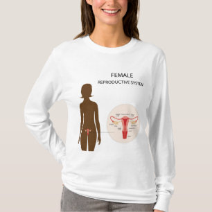T-shirt Système de reproduction des femmes
