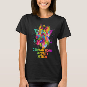 T-shirt Système de sécurité domestique allemand Shepherd a