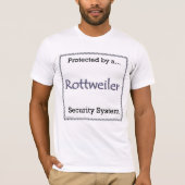 T-shirt Système de sécurité Rottweiler (Devant)