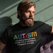 T-shirt Système d'exploitation Autisme