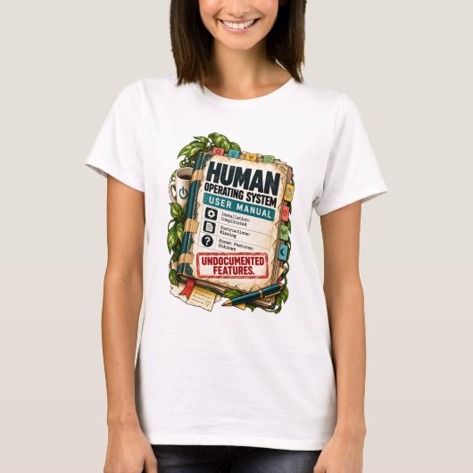 T-shirt Système d'exploitation humain (Devant)
