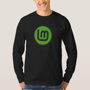 T-shirt Système d'exploitation Linux Mint Green Debian Ubu