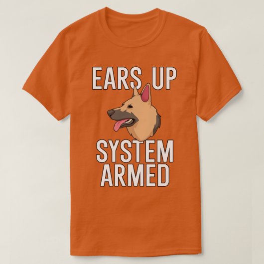 T-shirt Système d'oreilles armé (Design devant)
