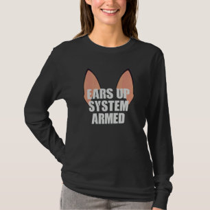 T-shirt Système Ears Up Armé Berger Allemand Gsd