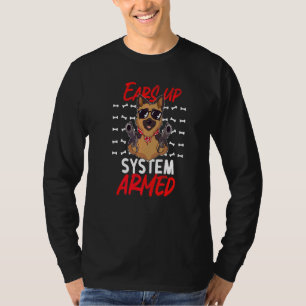 T-shirt Système Ears Up Système Armé Berger Allemand