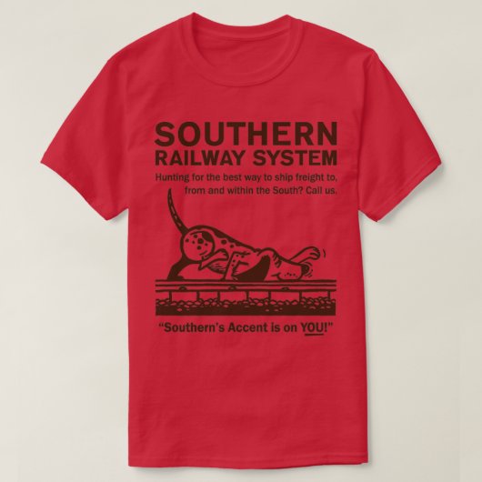 T-shirt Système ferroviaire du Sud (Design devant)