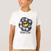 T-shirt Système Molaire Funny Dental Astronomy Pun (Devant)