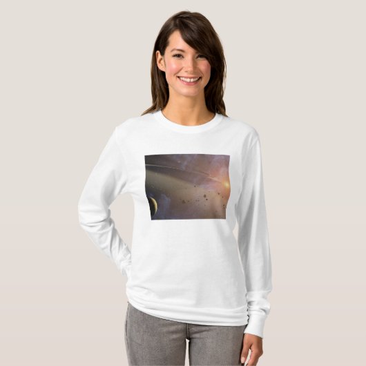 T-shirt Système planétaire Epsilon Eridani (Devant entier)