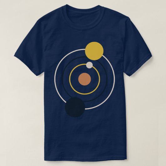 T-shirt Système solaire (Design devant)