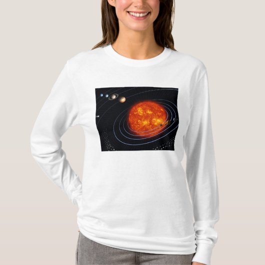 T-shirt Système solaire 8 (Devant)
