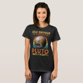 T-shirt Système solaire assez vieux Pluto Space et Planète (Devant entier)