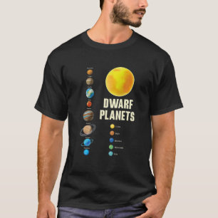 T-shirt Système solaire Enfants et Adultes Planètes nain