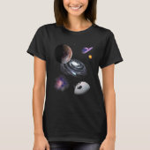 T-shirt Système solaire Espace Galaxie Astronaut Plan Univ (Devant)