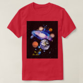 T-shirt Système solaire Funny Planet Geek spatial (Design devant)