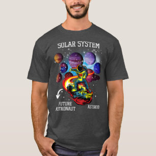 T-shirt Système solaire, futur astronaute, Inspiration pou