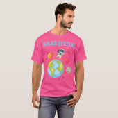 T-shirt Système Solaire Planètes Science Education (Devant entier)