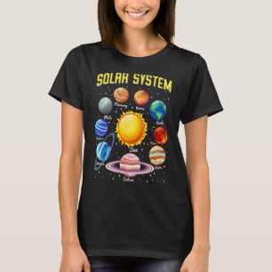 T-shirt Système solaire Planètes Sciences pédagogiques Esp