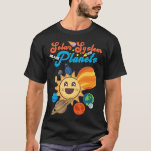 T-shirt Système solaire Planètes Space Science Education G