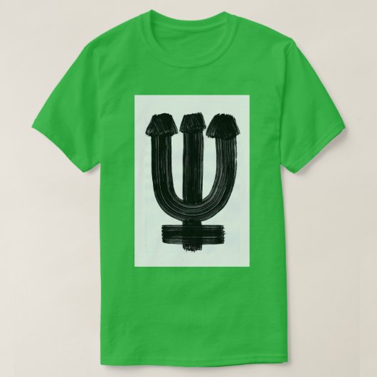 T-shirt Système solaire Runes Symboles 0010 Neptune (Design devant)