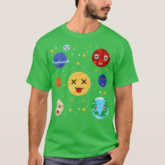T-shirt Système solaire Science spatiale Astronomie Planèt